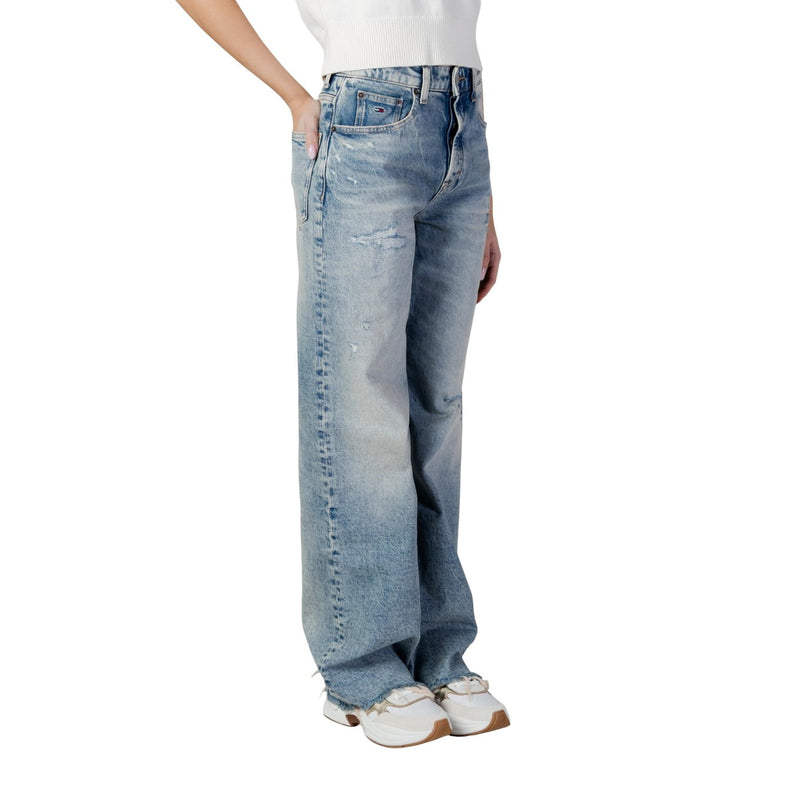 Jeans pour femmes Tommy Hilfiger en coton biologique bleu