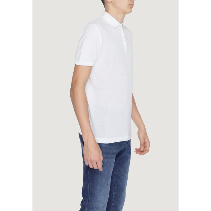 Men's White Polo Shirt