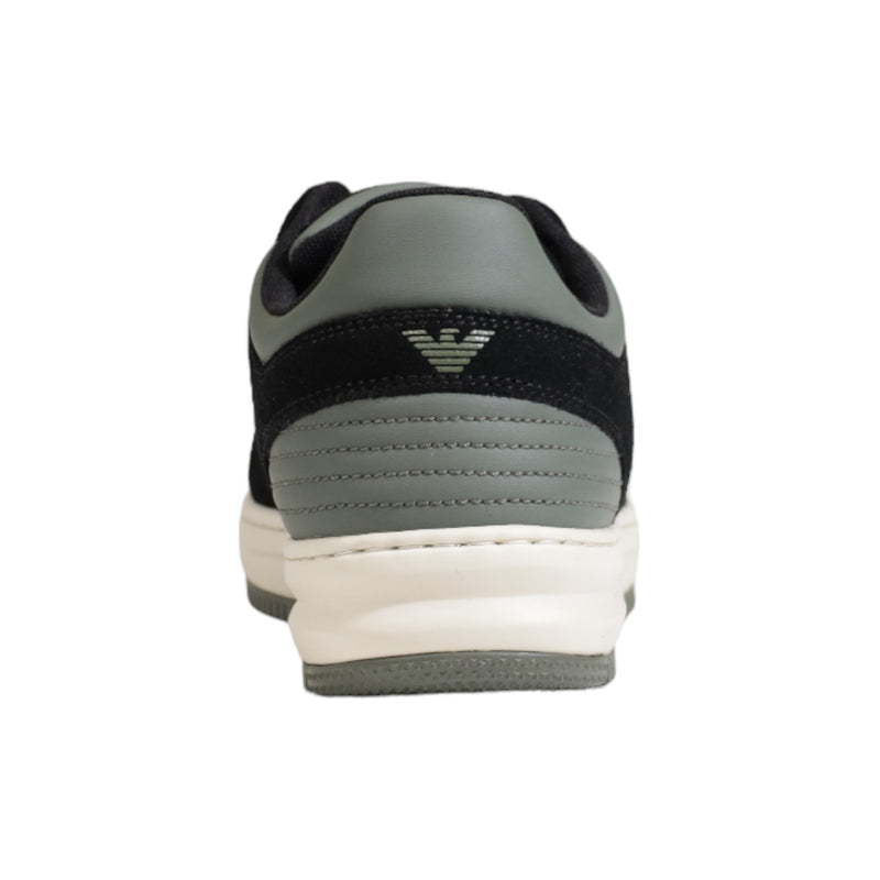 Ea7 Hommes Vert Baskets Automne Hiver
