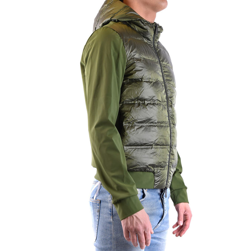 RRD Men Green Zip Turtleneck Jacket Spring Summer