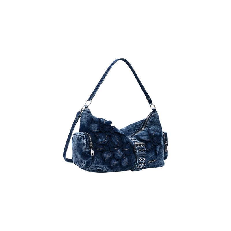 Sac à main bleu Desigual avec sangle d'épaule et poches
