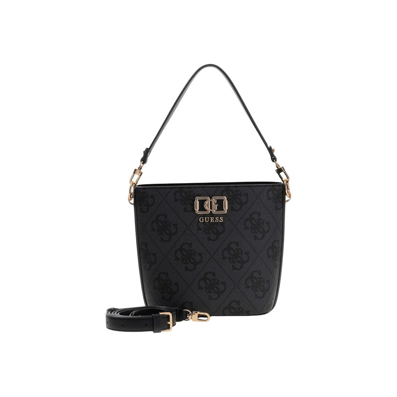 Guess Grey Handbag with Shoulder Strap and Pockets