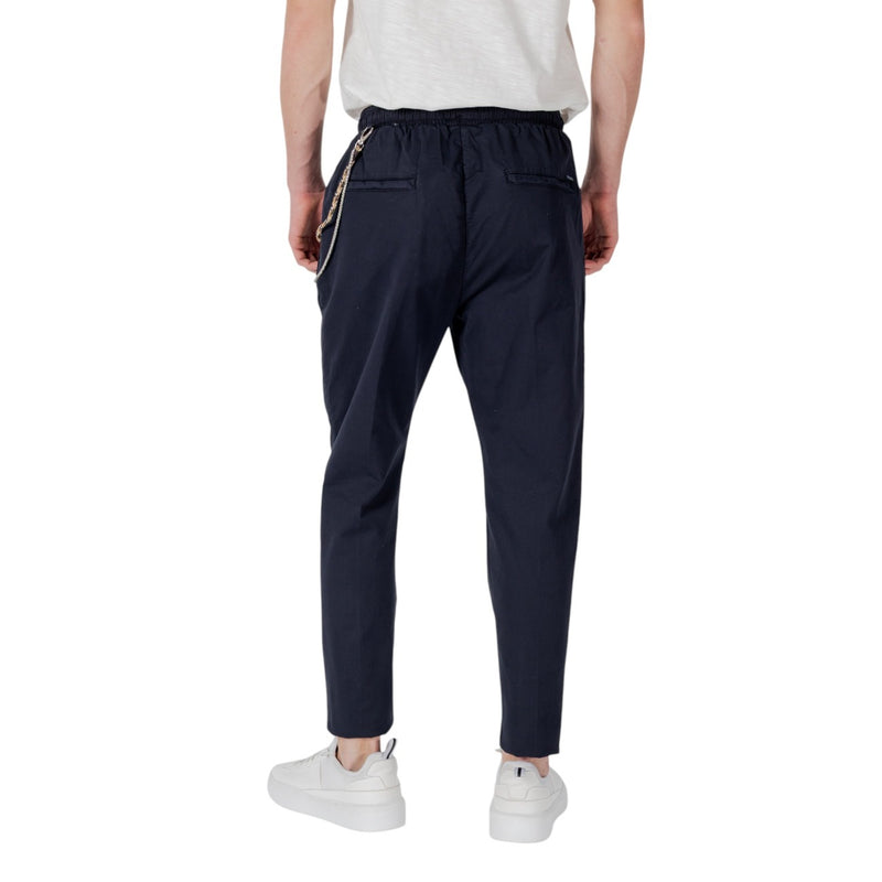 Pantalon à cordon de serrage bleu marine