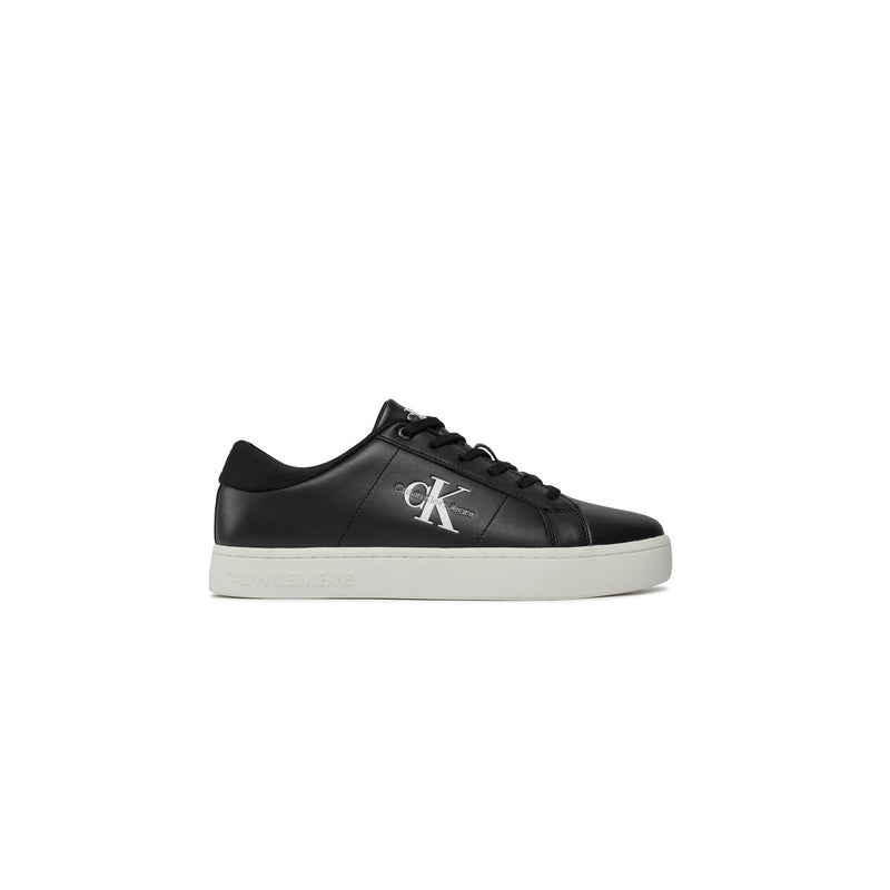 Calvin Klein Jeans Schwarz Leder Sneakers für Männer