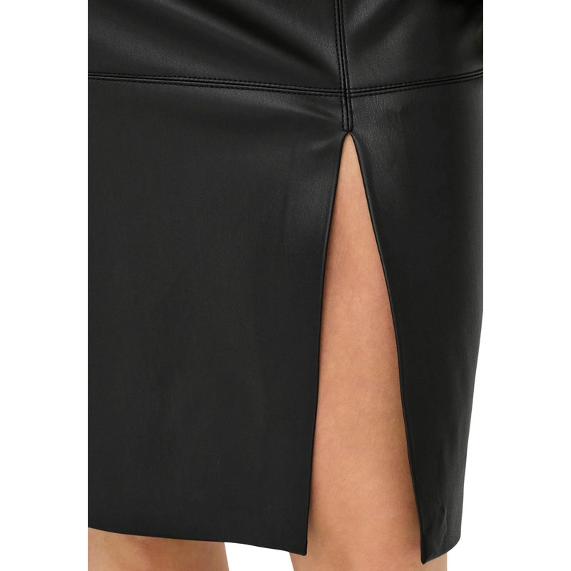 Jupezip en Polyester Noir pour Femmes Automne Hiver