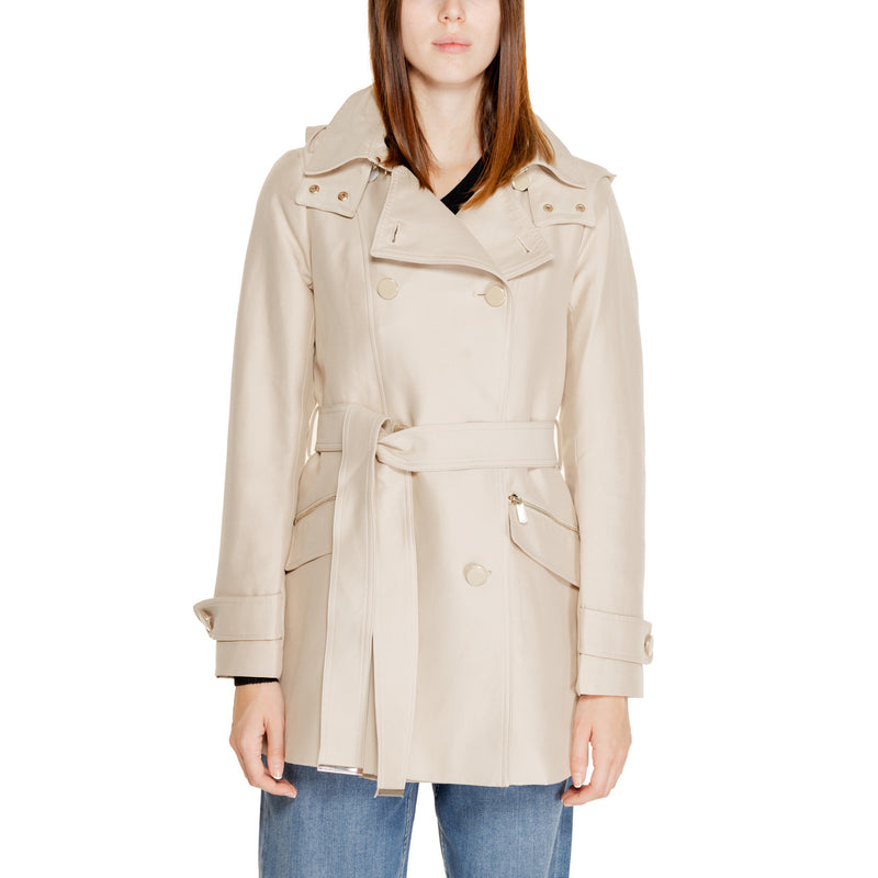 Blazer long beige Morgan De Toi avec poches avant