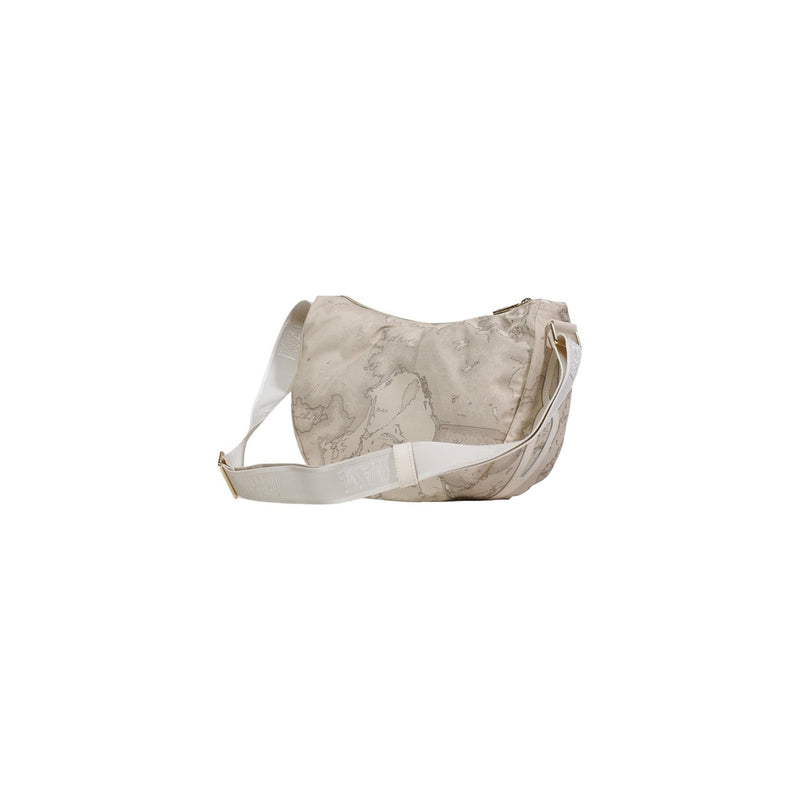 Alviero Martini Prima Classe Beige Printed Shoulder Bag