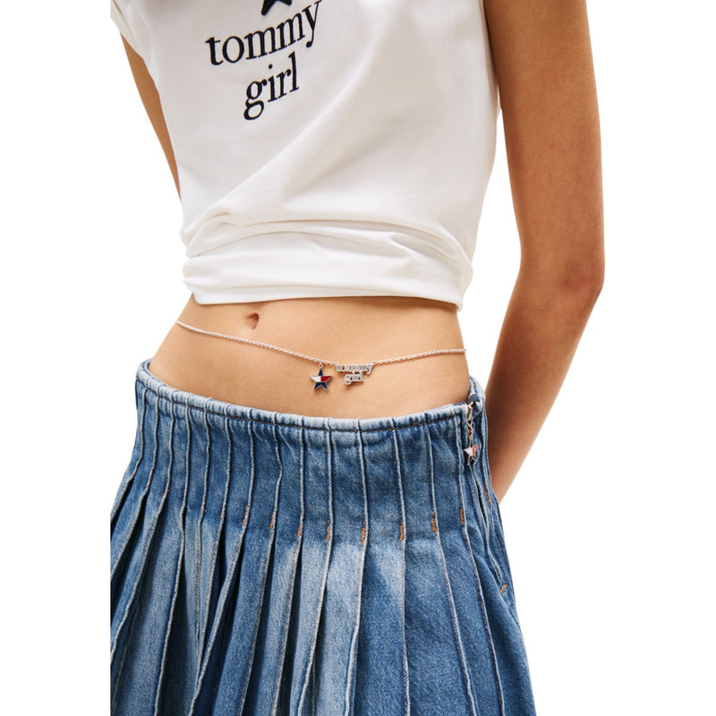 Tommy Hilfiger Women Blue Fall Winter Organic Cotton Skirt (Jupe en coton bio)