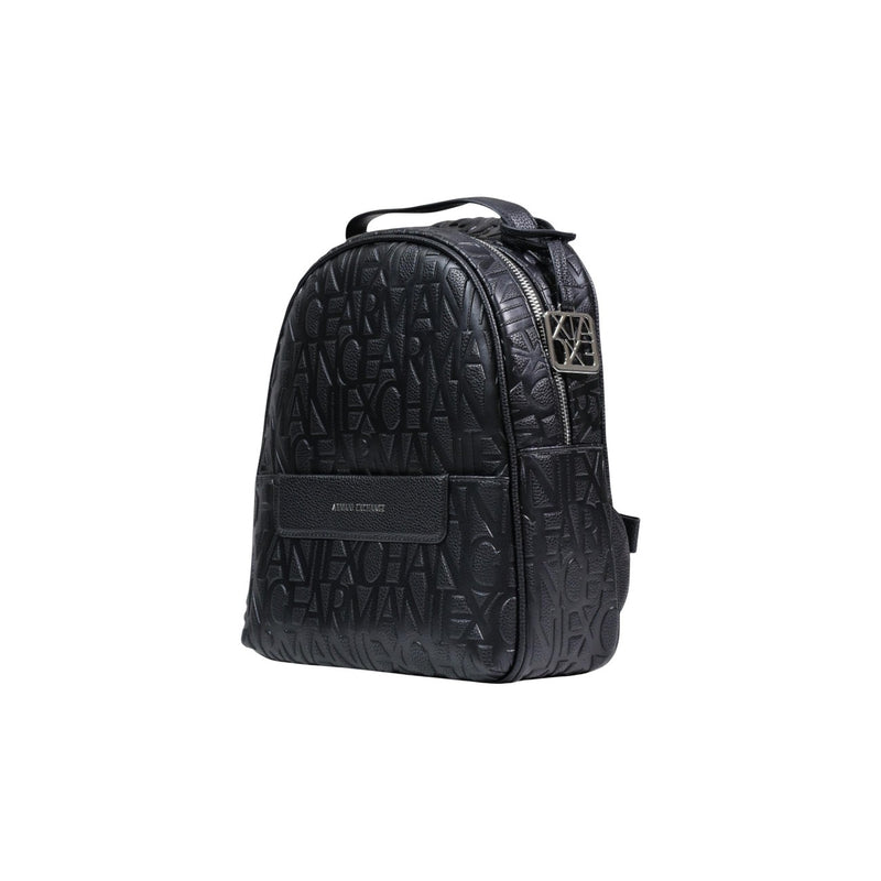 Armani Exchange Black Polyester Rucksack for Women