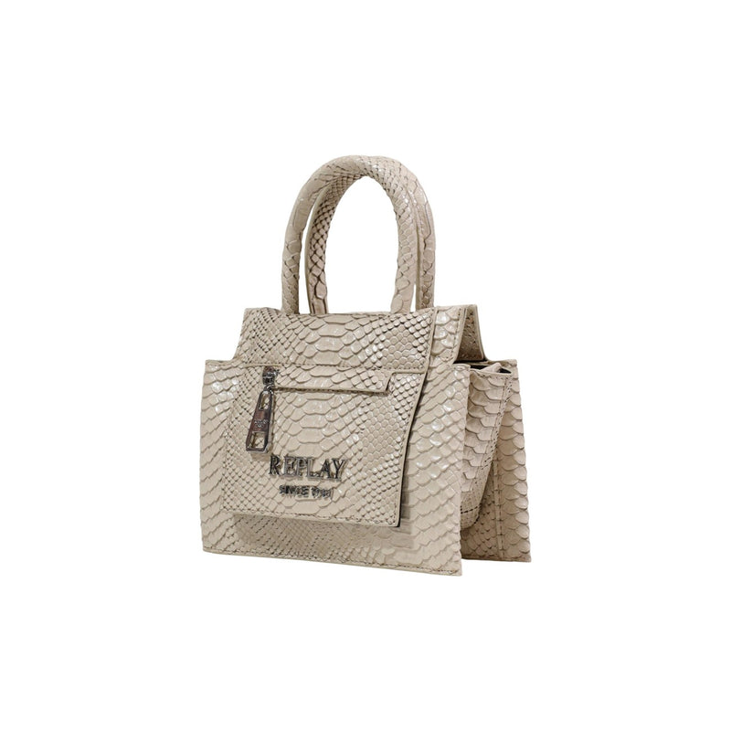Grey Handbag with Multiple Pockets by Replay