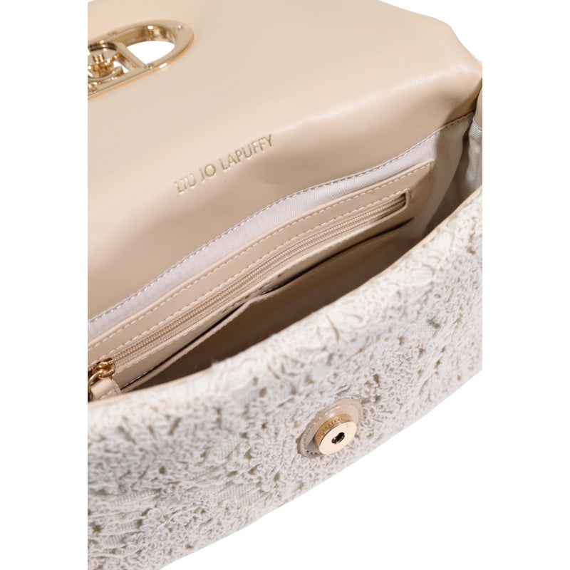 Liu Jo Beige Handbag with Shoulder Strap and Pockets