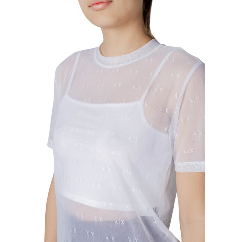 Top transparent pour femmes avec débardeur blanc