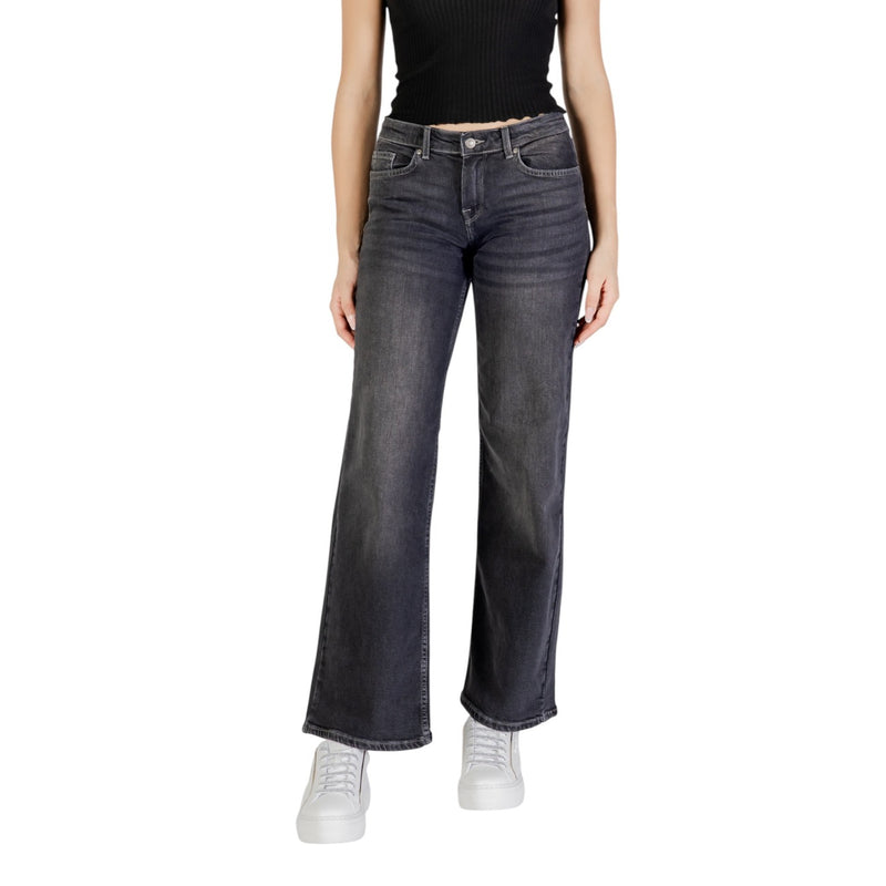 Only Women Spring Summer Black Cotton Elastane Jeans