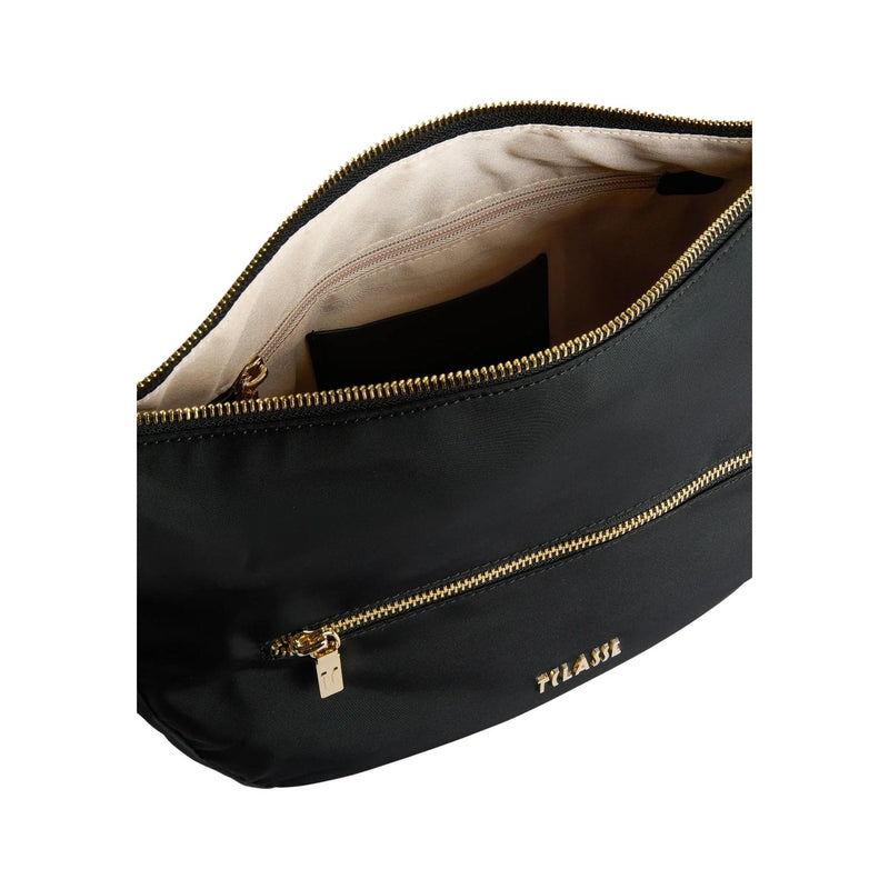 Alviero Martini Prima Classe Black Shoulder Bag with Pockets