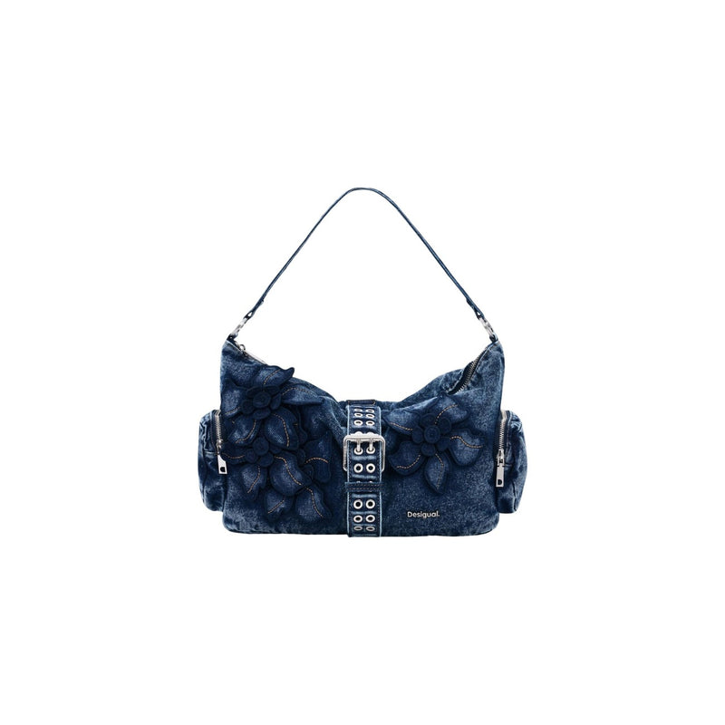 Sac à main bleu Desigual avec sangle d'épaule et poches