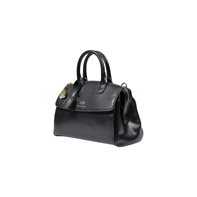 Sac à main Armani Exchange noir avec bandoulière et fermeture à glissière