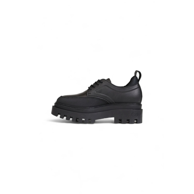 Chaussures à lacets pour femmes Calvin Klein, noires