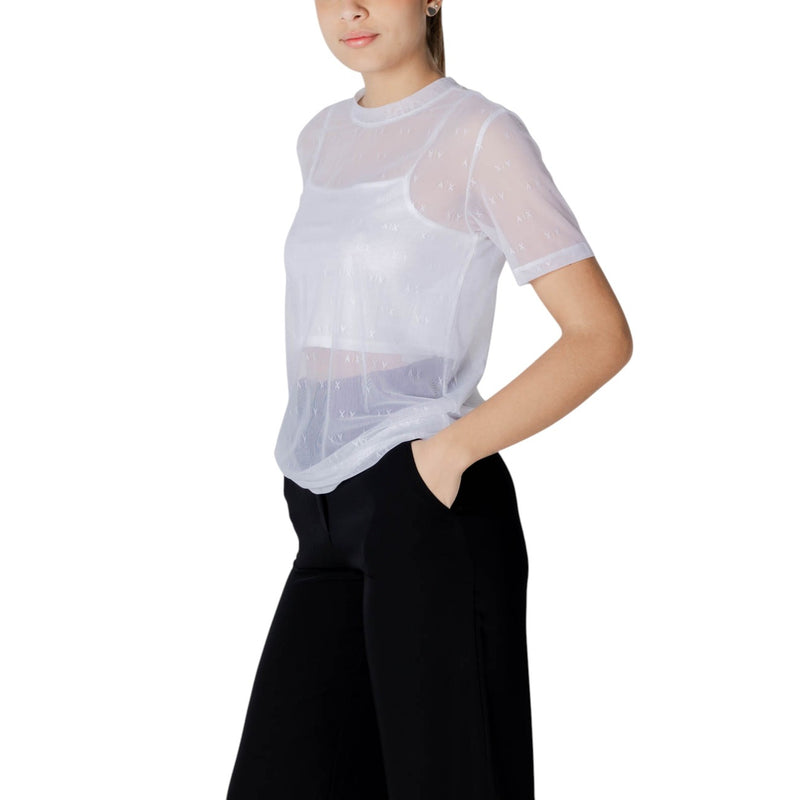 Top transparent pour femmes avec débardeur blanc