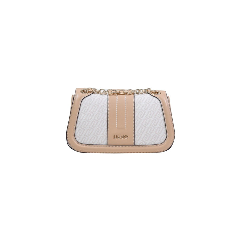 Sac à Épaule Liu Jo Blanc avec Boutons Automatiques