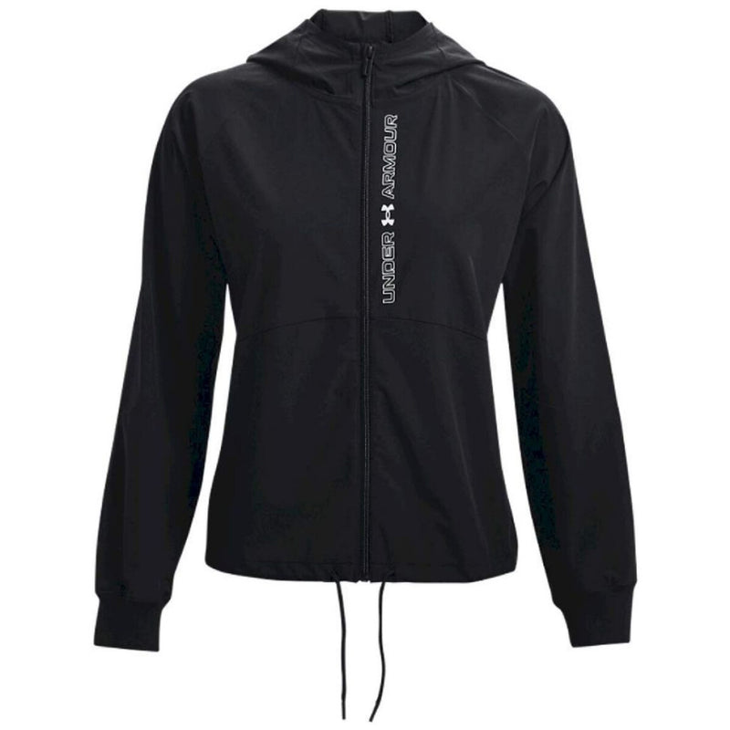 Under Armour Women's Black Hooded Blazer with Zip and Pockets