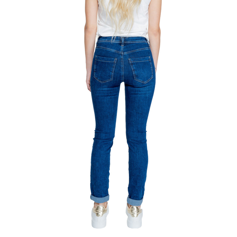 Street One Women Blue Plain Jeans Spring Summer