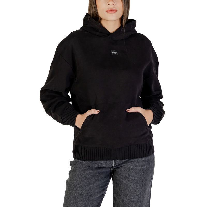 Calvin Klein Jeans Femme Sweat à capuche noir