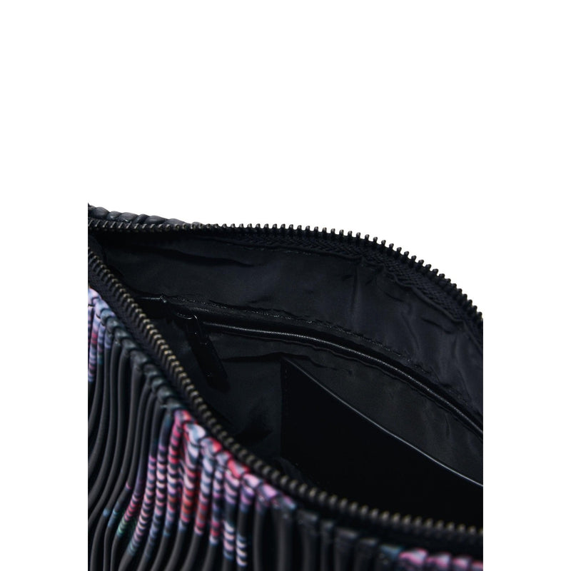 Desigual Black Polyester Handbag with Zip Pocket