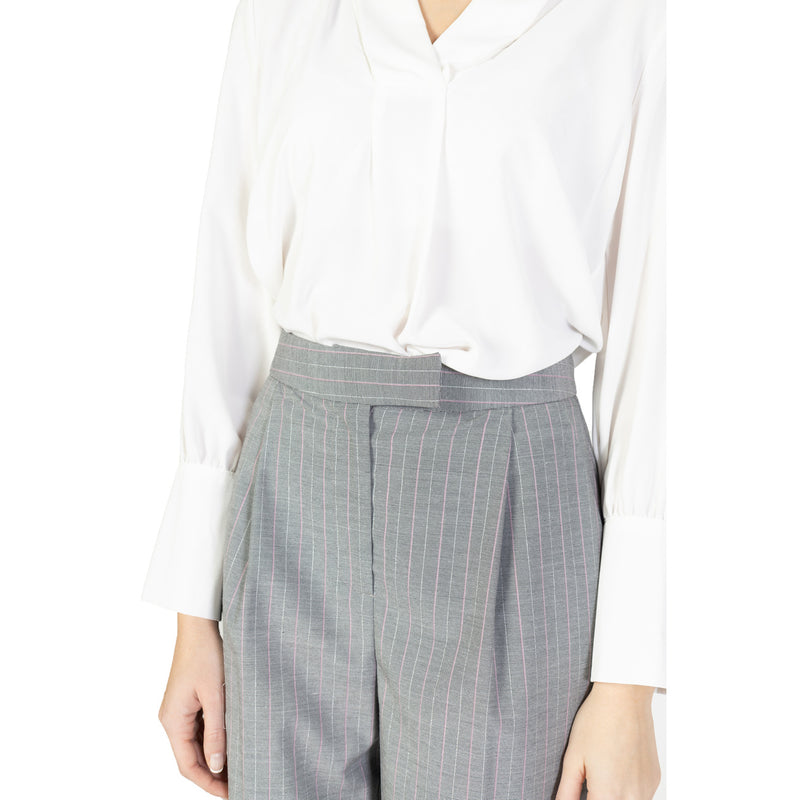 Rinascimento Pantalon à rayures roses pour femmes