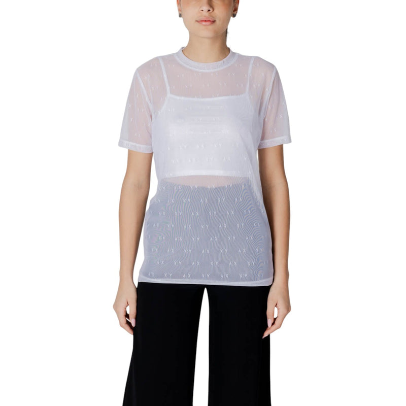 Top transparent pour femmes avec débardeur blanc