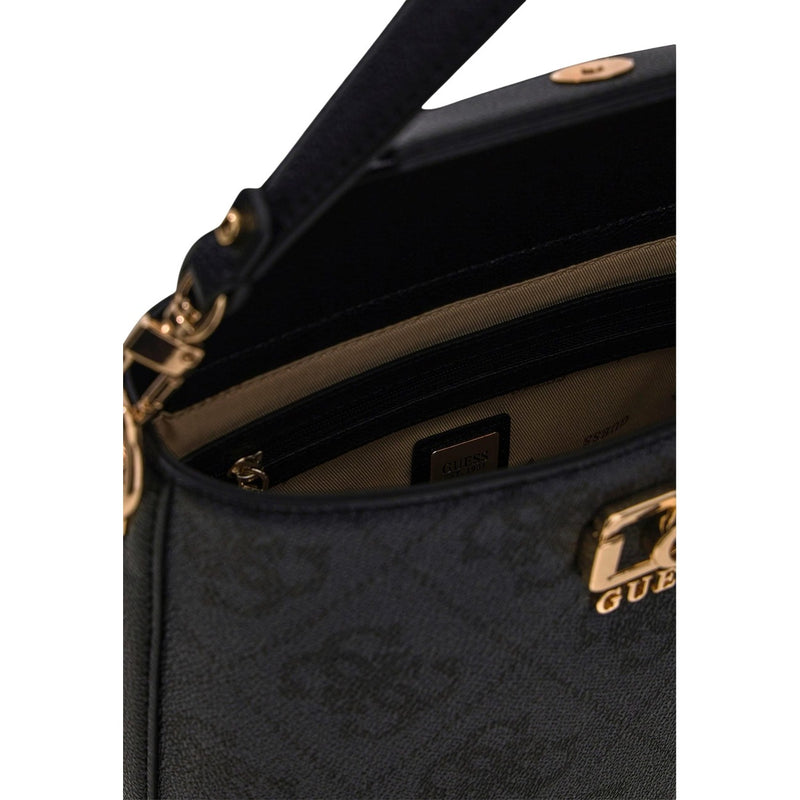 Guess Grey Handbag with Shoulder Strap and Pockets