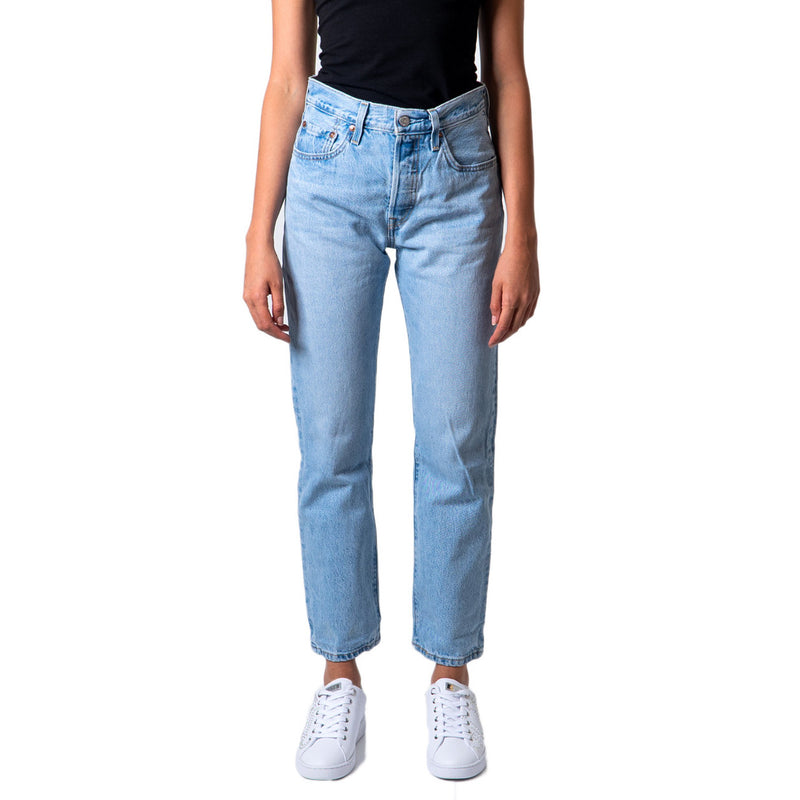 Jeans Levi's bleu femme avec effet usé