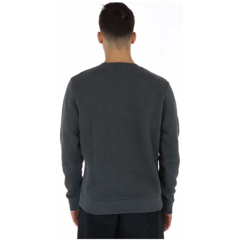 Superdry Men's Grey Printed Long Sweatshirt