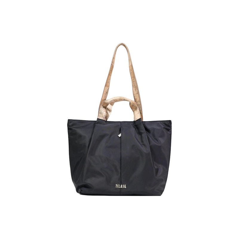 Alviero Martini Prima Classe Black Handbag with Zip Pockets