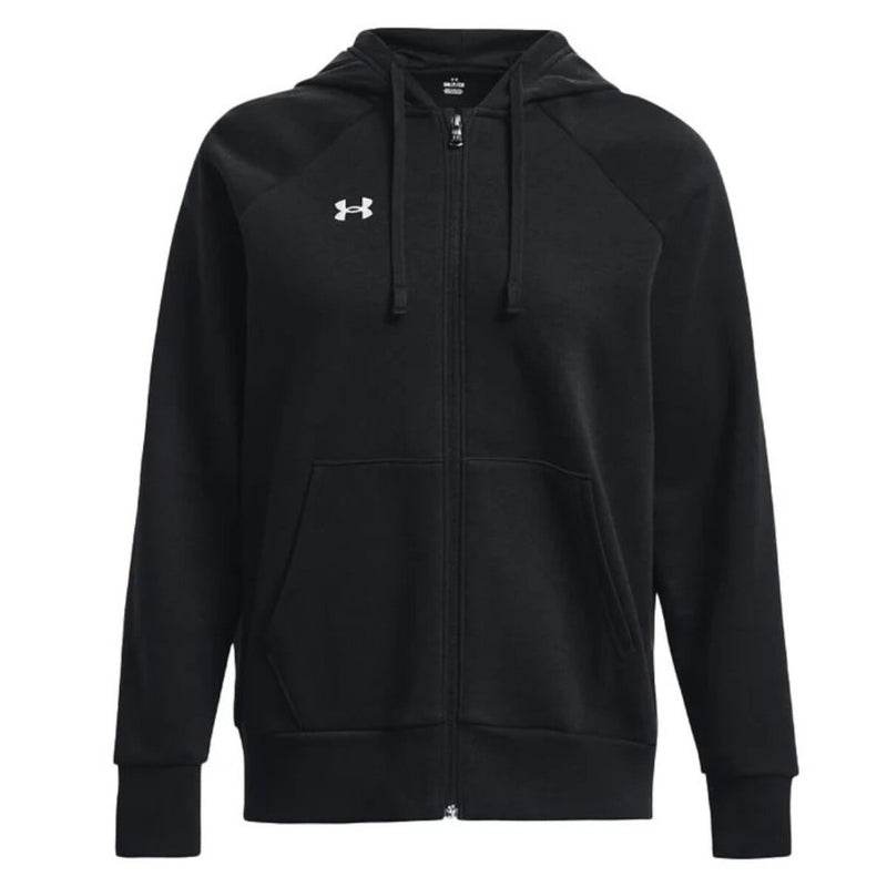 Under Armour Women's Black Hooded Sweatshirt with Front Pockets