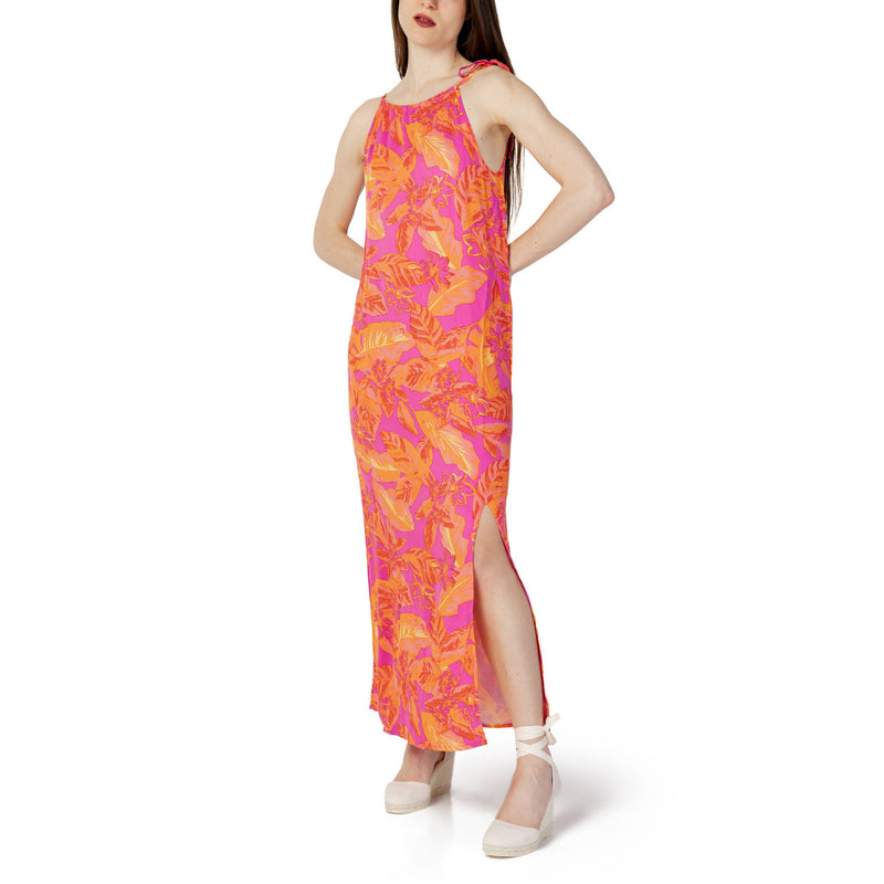 Sleeveless Lace Dress in 100% Viscose for Spring and Summer
