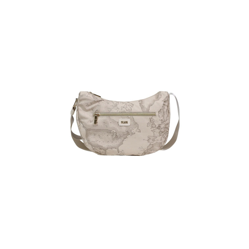 Alviero Martini Prima Classe Beige Printed Shoulder Bag