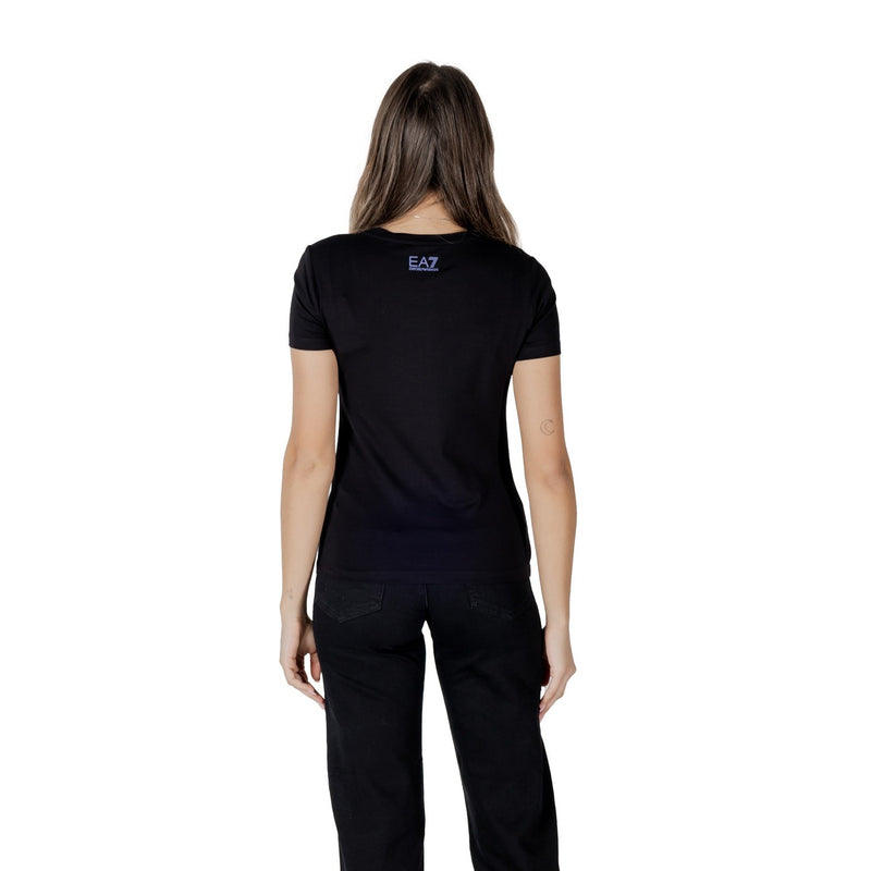 Black EA7 Emporio Armani T Shirt