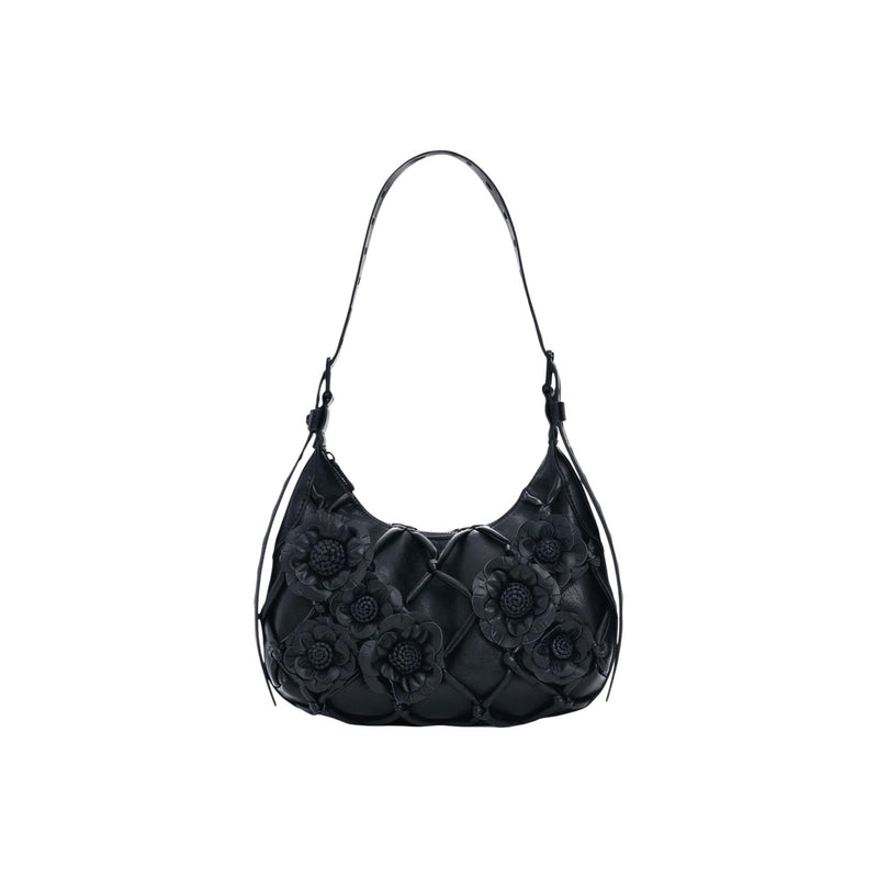 Desigual Black Zippered Handbag with Interior Pocket