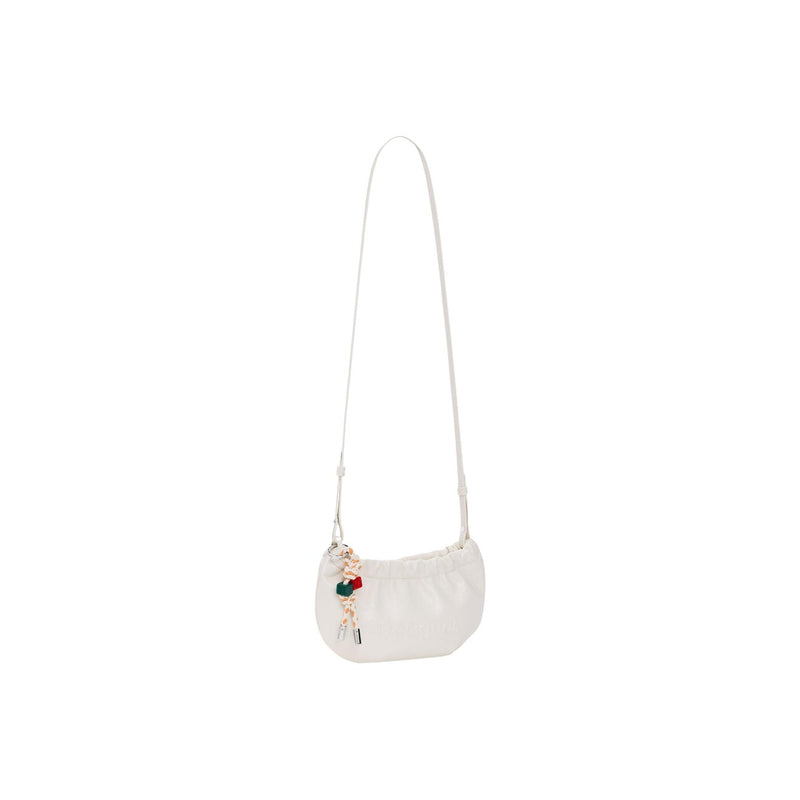 Desigual Beige Polyester Shoulder Bag with Zip Pocket