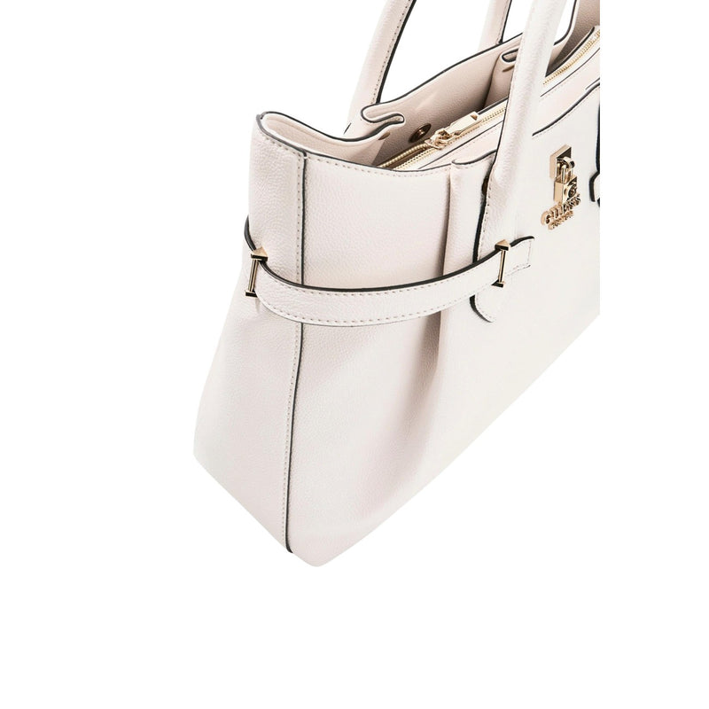 Guess White Polyurethane Handbag with Shoulder Strap