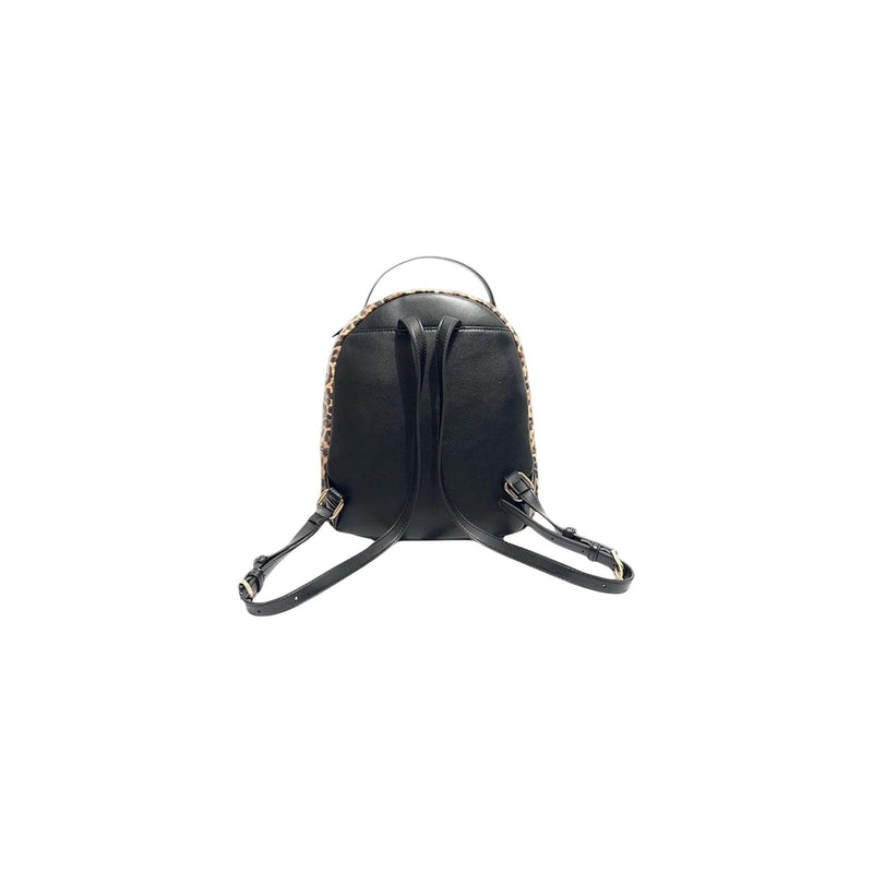 Sac en polyuréthane Liu Jo à imprimé léopard noir avec poches zippées