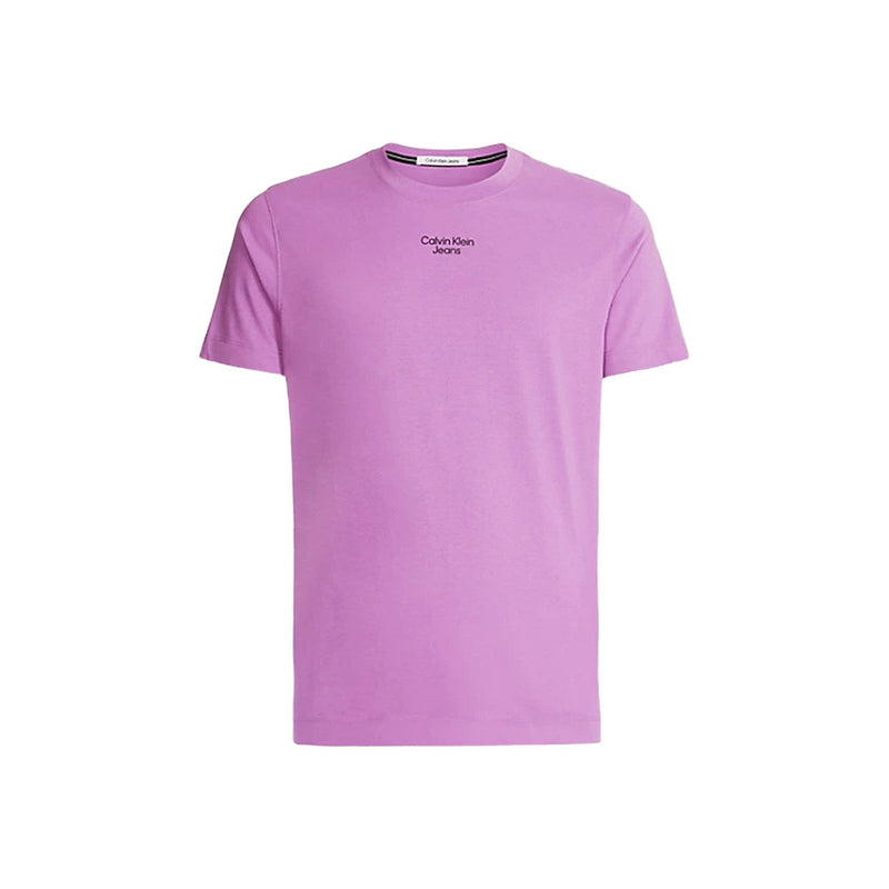 Calvin Klein Jeans Purple Round Neck T-Shirt