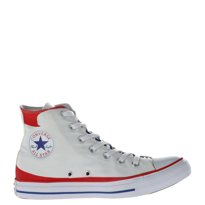 Baskets Converse All Star pour femmes, blanches avec lacets colorés