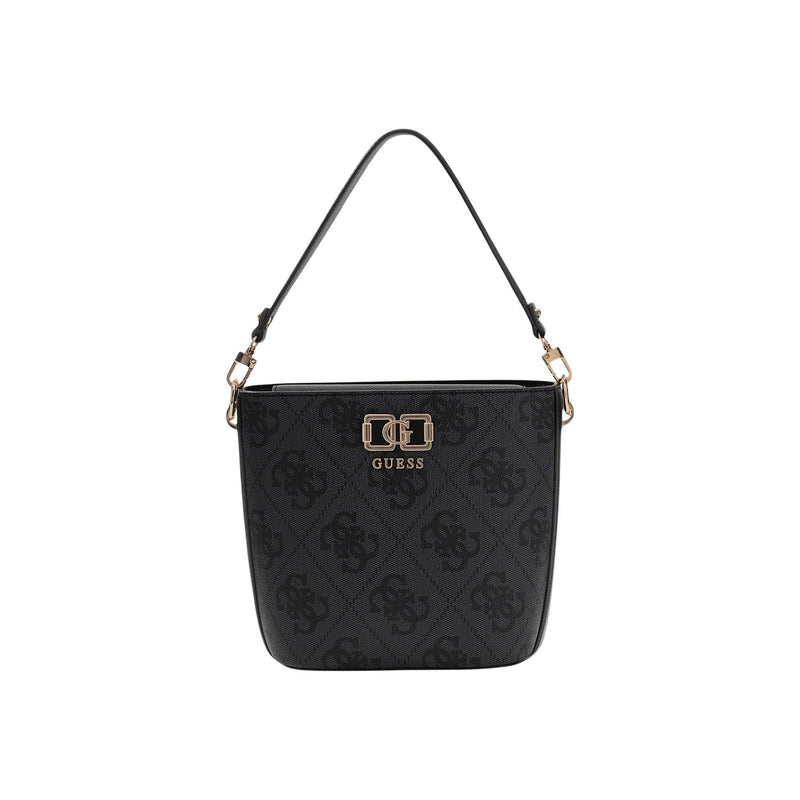 Guess Grey Handbag with Shoulder Strap and Pockets