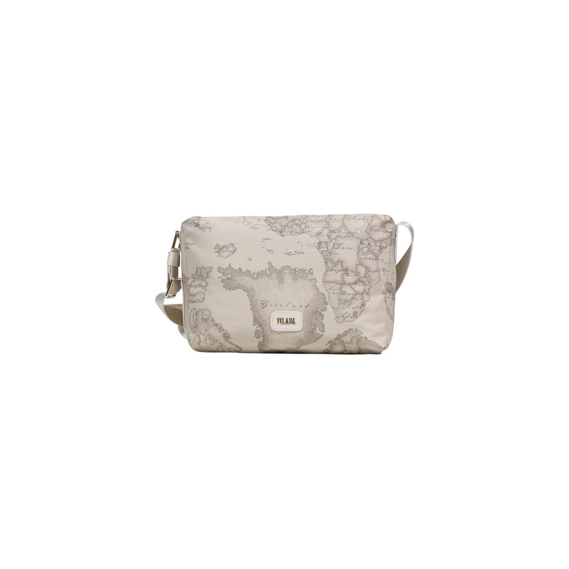 Alviero Martini Prima Classe Beige Print Shoulder Bag