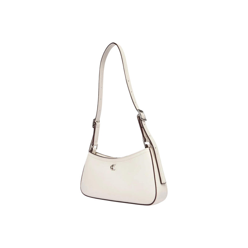 Calvin Klein White Women's Bag with Zip and Inside Pockets