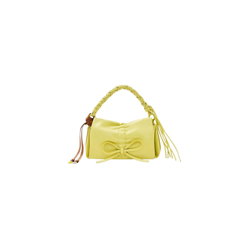 Desigual Yellow Handbag with Shoulder Strap and Pockets