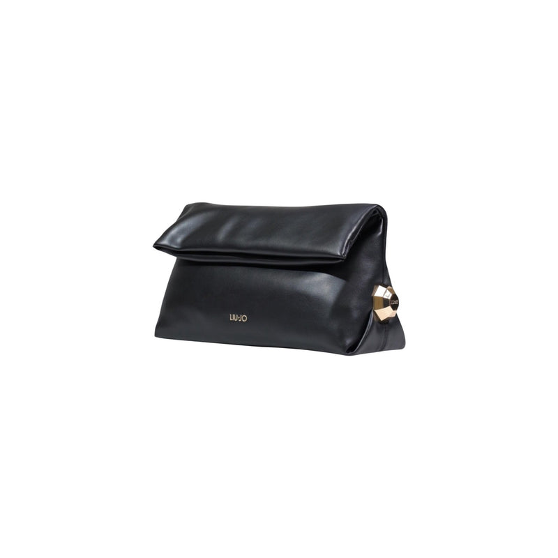 Liu Jo Black Polyurethane Handbag with Interior Pocket