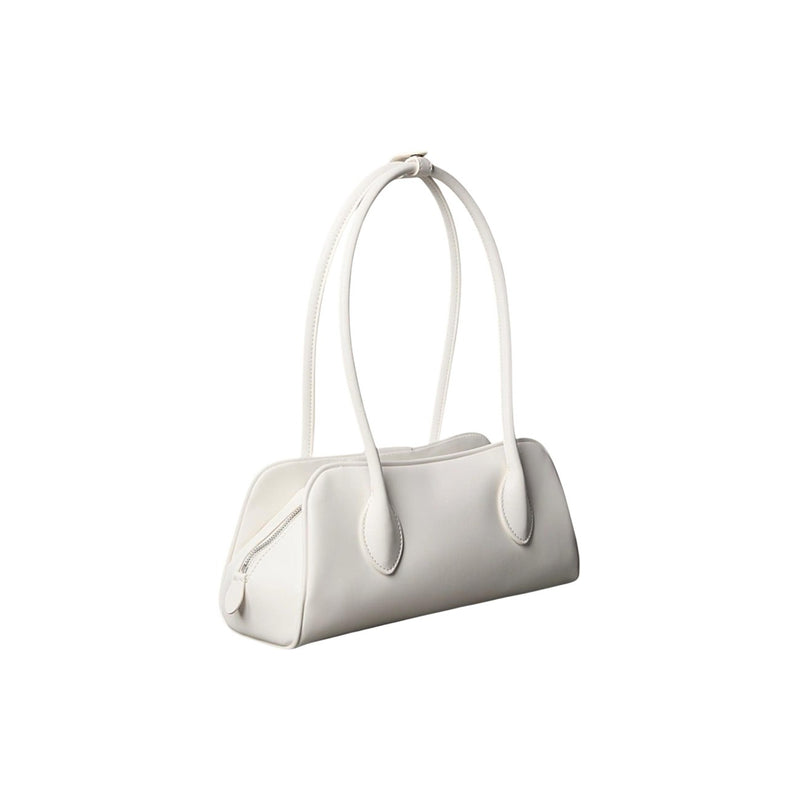 Calvin Klein White Polyurethane Women Bag with Zip Pockets