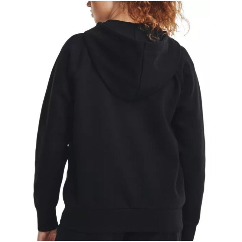 Under Armour Women's Black Hooded Sweatshirt with Front Pockets
